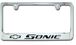Chevrolet Sonic Bowtie Engraved License Plate Frame