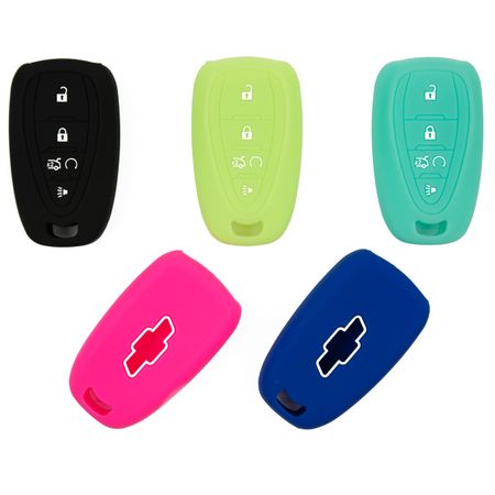Pair (2), Chevrolet Spark Solid Silicone Rubber Keyless Remote Cover 2016 - 2021