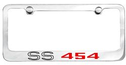 Chevrolet SS 454 Engraved License Plate Frame