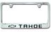 Chevrolet Tahoe Engraved License Plate Frame - Custom Colors