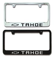 Chevrolet Tahoe Engraved License Plate Frame - Custom Colors