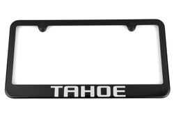 Chevrolet Tahoe Satin Black License Plate Frame