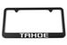 Chevrolet Tahoe Satin Black License Plate Frame