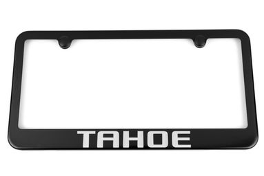 Chevrolet Tahoe Satin Black License Plate Frame