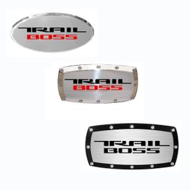 Chevrolet Trail Boss Engraved Billet Hitch Receiver Cover