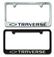 Chevrolet Traverse Bowtie Engraved License Plate Frame