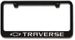 Chevrolet Traverse Bowtie Engraved License Plate Frame