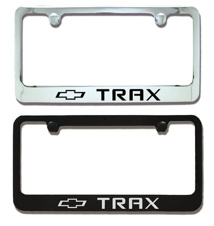 Chevrolet Trax Bowtie Engraved License Plate Frame