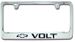 Chevrolet Volt Bowtie Engraved License Plate Frame