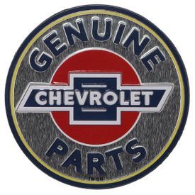 Chevrolet Genuine Parts Tin Decorative Sign - Toolbox Refrigerator Magnet