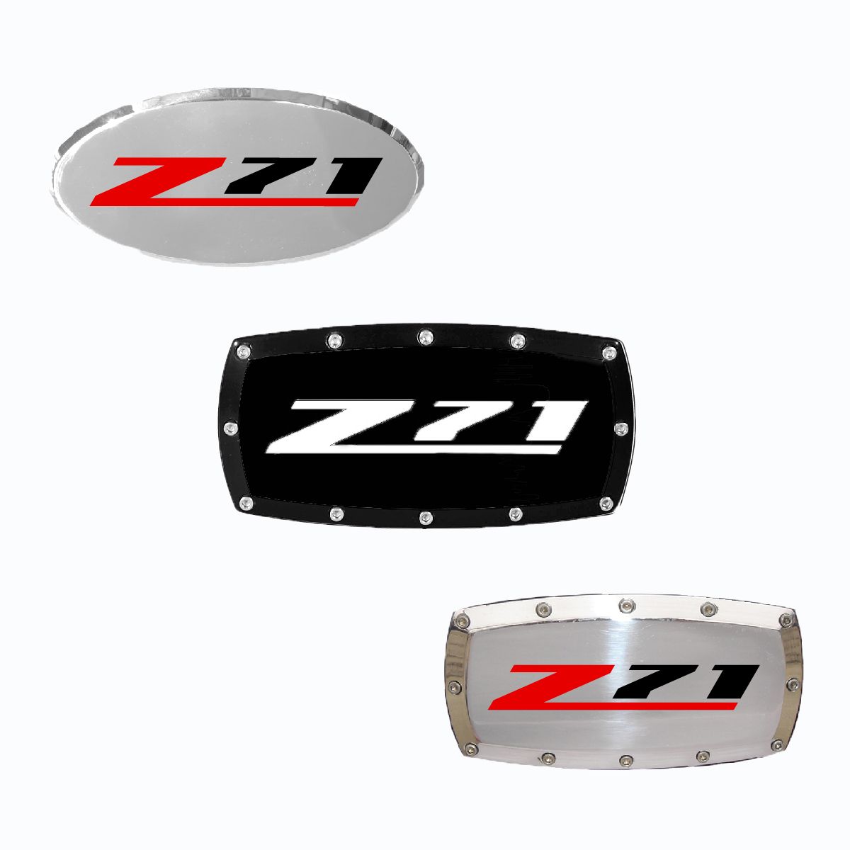 Chevrolet Z71 Engraved Billet Hitch Receiver Cover
