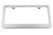 Real Chrome Wide Bottom License Plate Frame