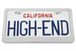 Real Chrome Wide Bottom License Plate Frame