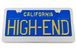 Real Chrome Wide Bottom License Plate Frame