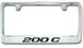 Chrysler 200 C Engraved License Plate Frame