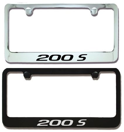 Chrysler 200 S Engraved License Plate Frame