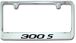 Chrysler 300 S Engraved License Plate Frame