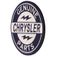 Chrysler Genuine Parts Blue Embossed Tin Decorative Sign - Toolbox Refrigerator Magnet