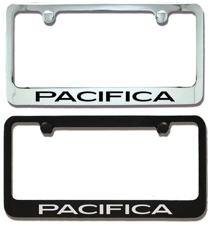 Chrysler Pacifica Engraved License Plate Frame