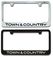 Chrysler Town and Country Engraved License Plate Frame