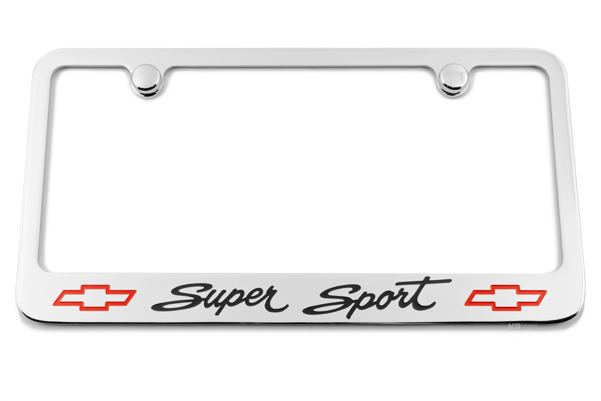 Ford F-150 License Plate Frame - Chrome Plated Metal With Engraved Ford Logo | USA/Canada Standard Plate Size - View #9