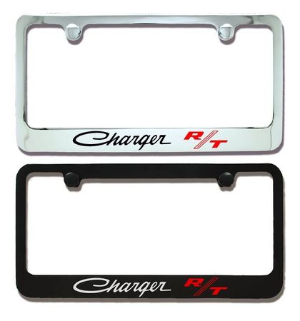 Classic Dodge Charger R/T Engraved License Plate Frame