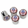 Cobra Snake Tire Valve Caps - Black Finish or Real Chrome Plated