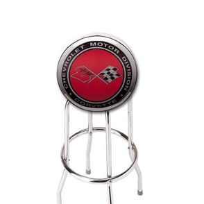 Corvette Cross Flag Stool