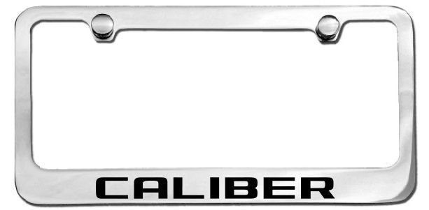 Dodge Caliber Engraved License Plate Frame