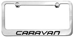 Dodge Caravan Engraved License Plate Frame - Custom Colors