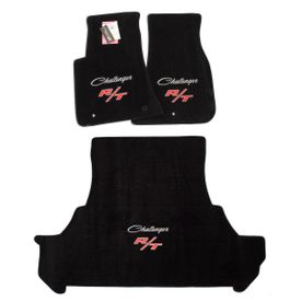 Dodge Challenger R/T Floor Mats & Trunk Mat Set - Premium Upgrade