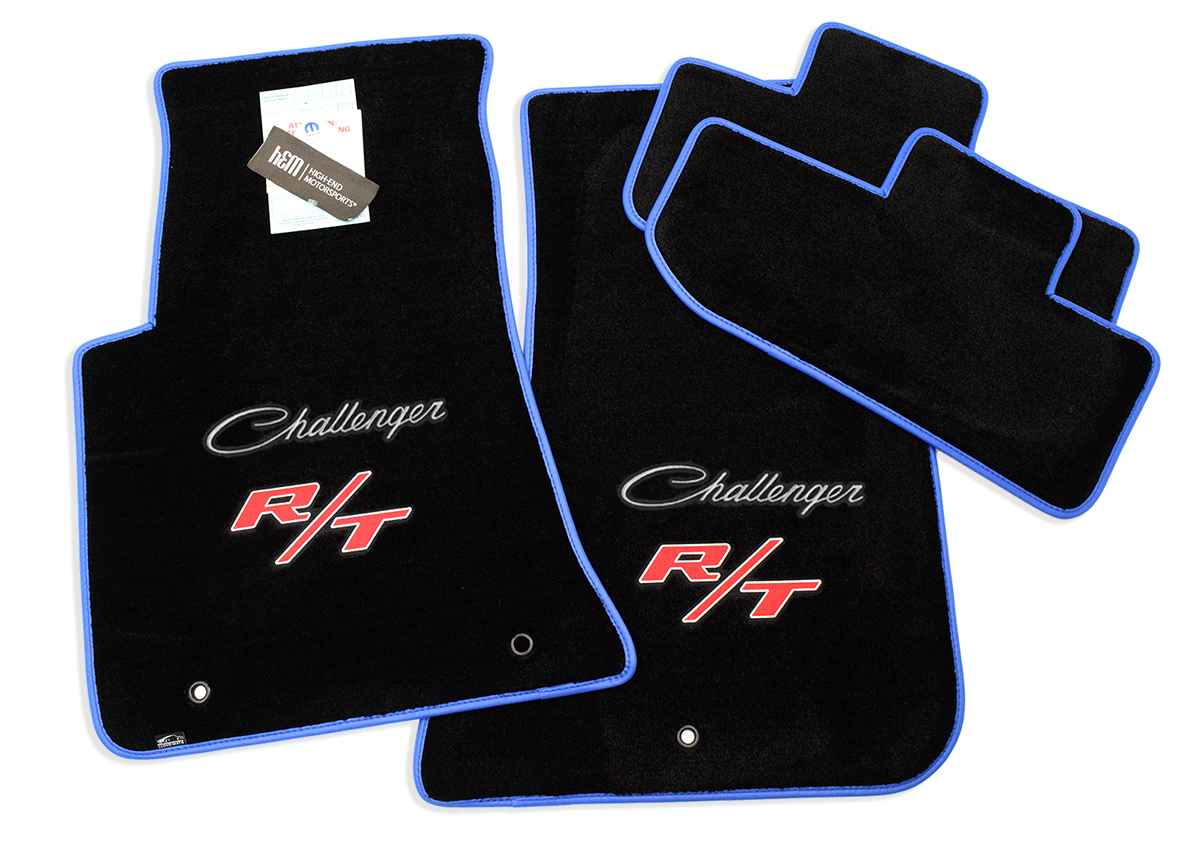 Dodge Challenger R/T Floor Mats & Trunk Mat Set Premium Upgrade
