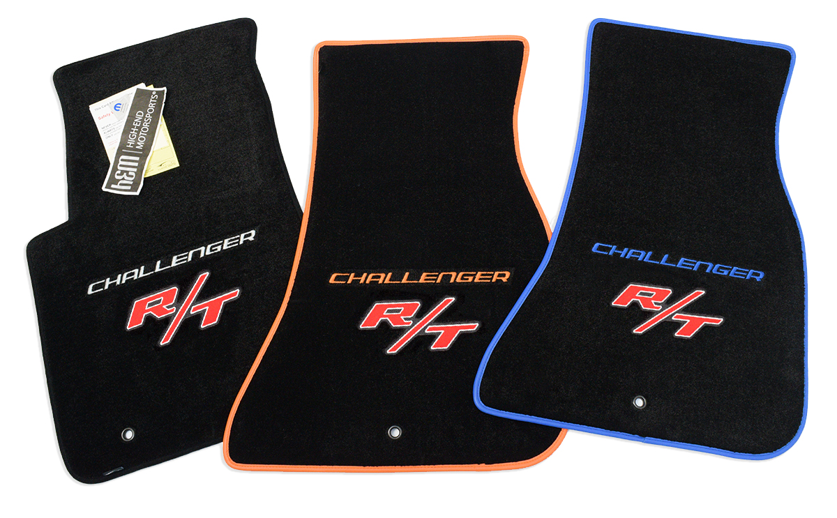 Dodge Challenger R/T Floor Mats & Trunk Mat Set Premium Upgrade