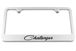 Dodge Challenger Classic Script Engraved License Plate Frame
