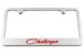Dodge Challenger Classic Script Engraved License Plate Frame