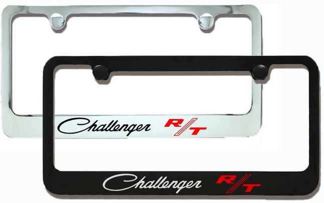 Dodge Challenger R/T Classic Engraved License Plate Frame