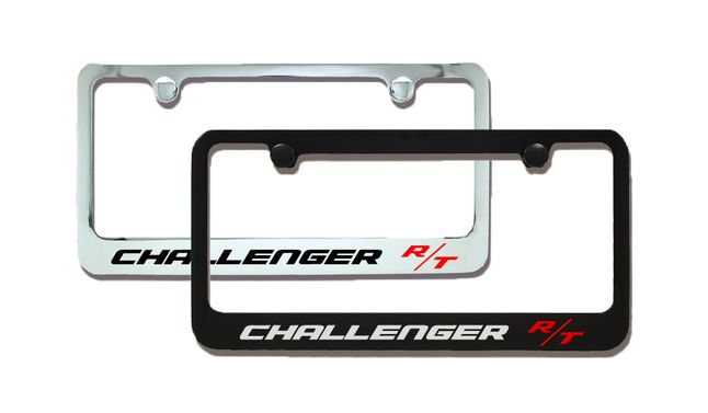 Dodge Challenger R/T Engraved License Plate Frame