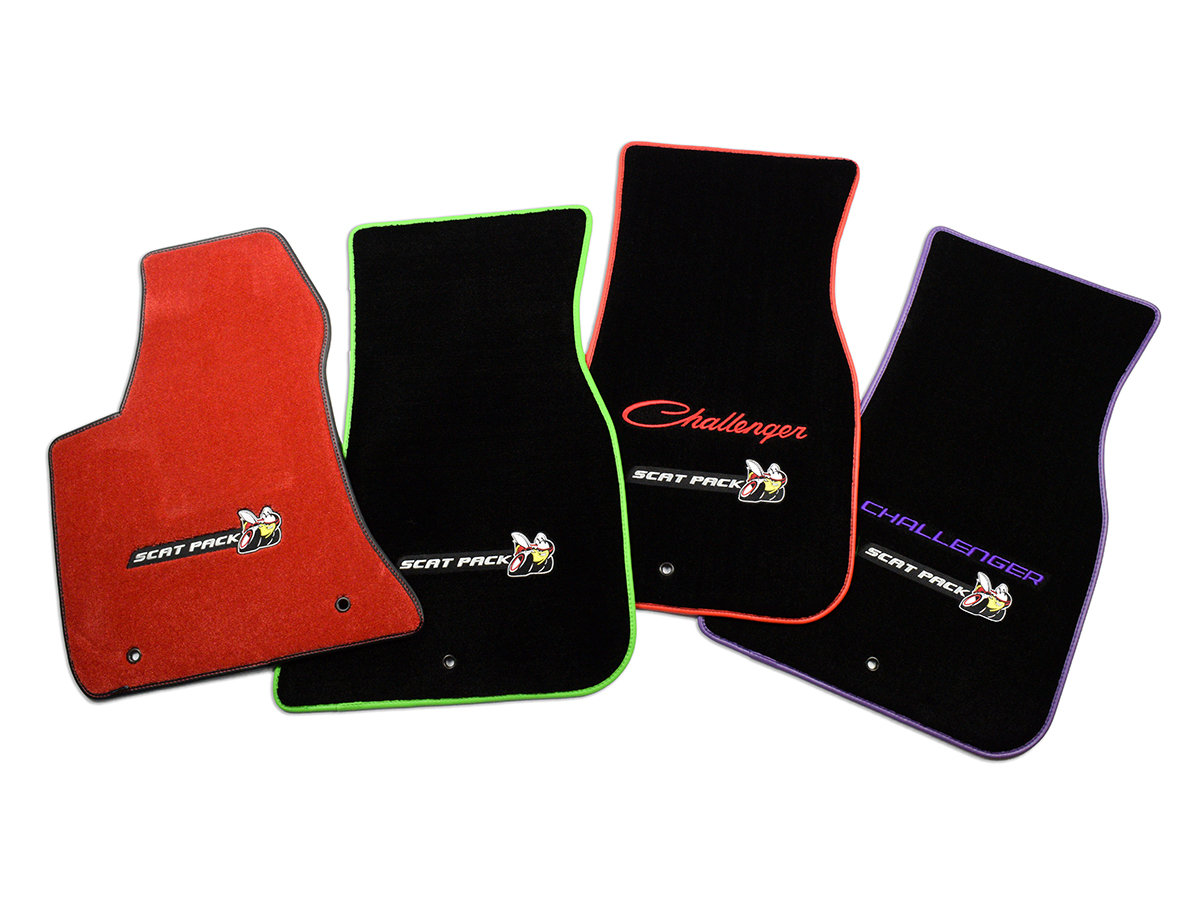 Dodge Challenger Scat Pack Floor Mats Premium Upgrade