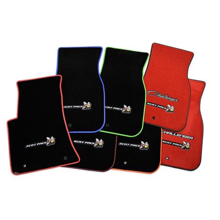 Dodge Challenger Scat Pack Floor Mats - Premium Upgrade