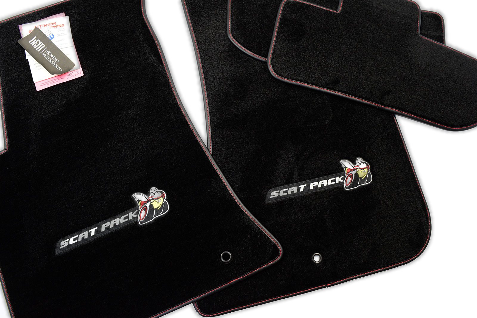 Dodge Challenger Scat Pack Floor & Trunk Mat Set Premium Upgrade