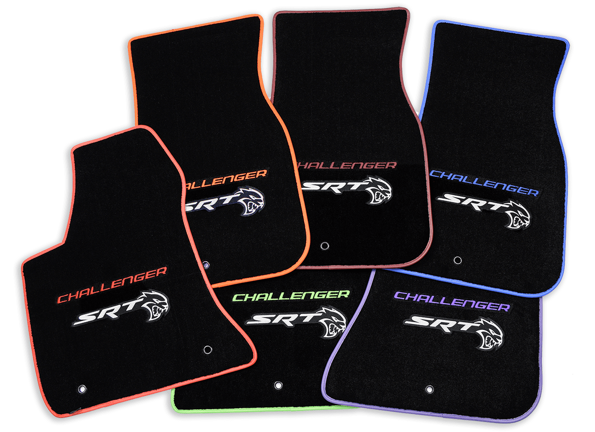 Dodge Challenger SRT Hellcat Embroidered Trunk Mat – Premium 32oz Upgrade By Lloyd Mats