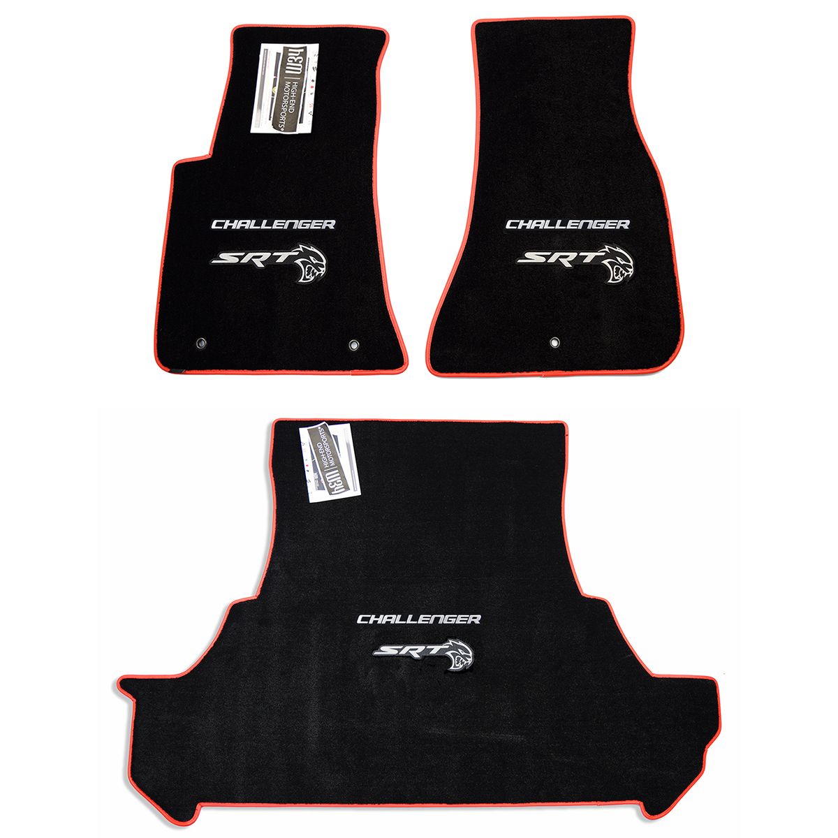 Dodge Challenger SRT Hellcat Floor & Trunk Mat Set