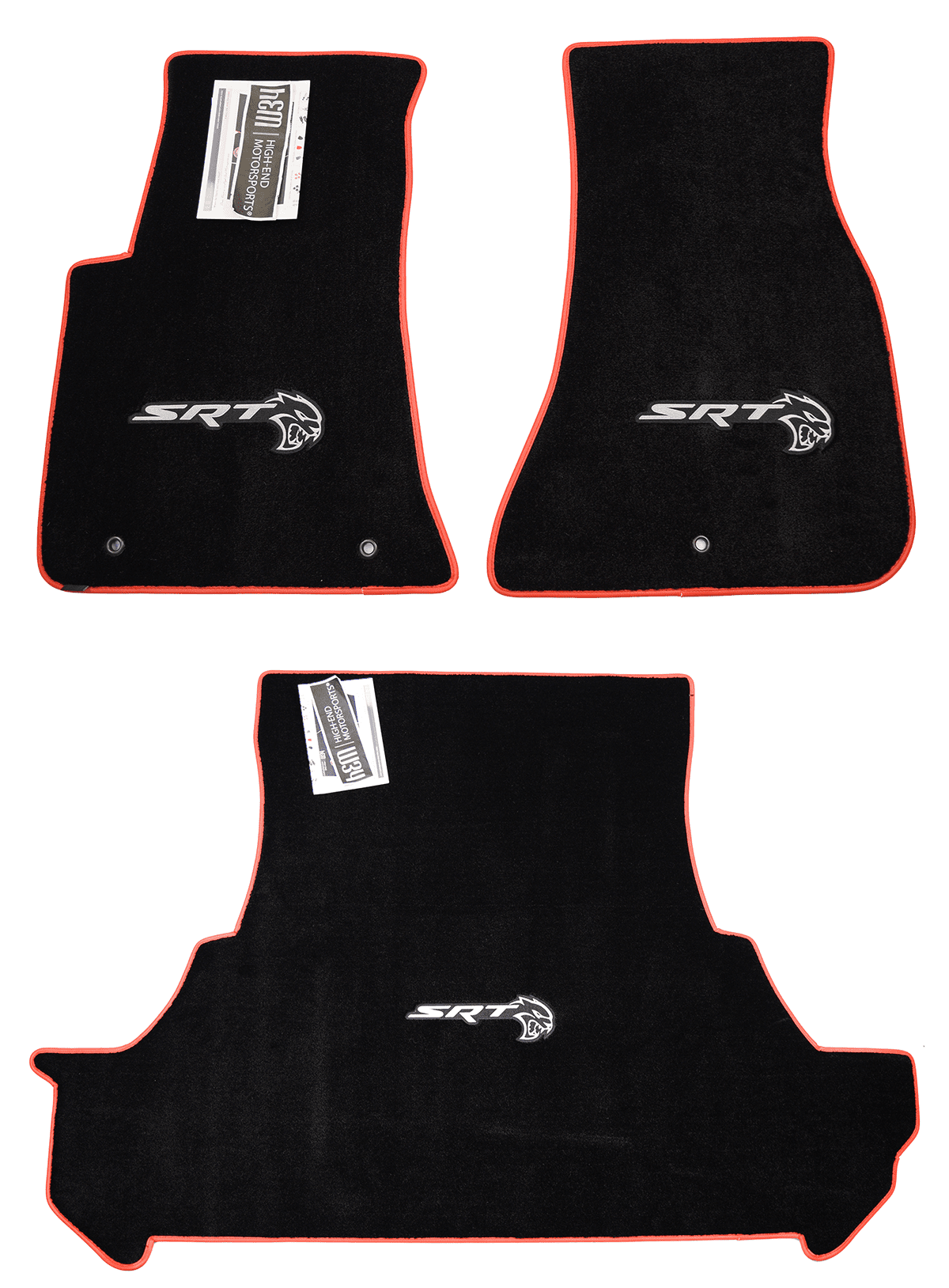 Dodge Challenger SRT Hellcat Floor & Trunk Mat Set Premium Upgrade