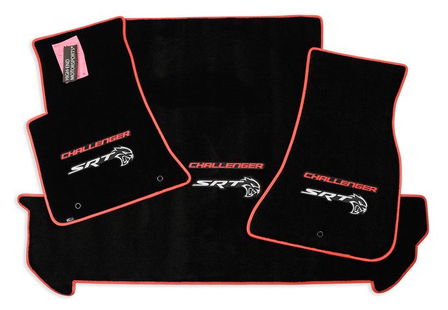 Dodge Challenger SRT Hellcat Floor & Trunk Mat Set - Premium Upgrade