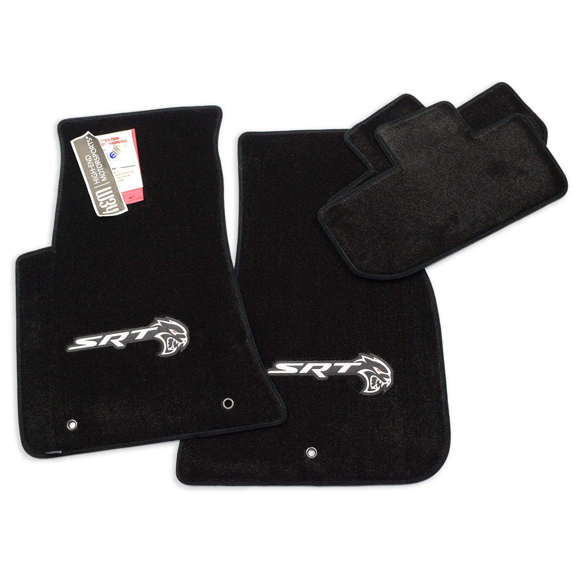 Dodge Challenger SRT Hellcat Floor & Trunk Mat Set Premium Upgrade