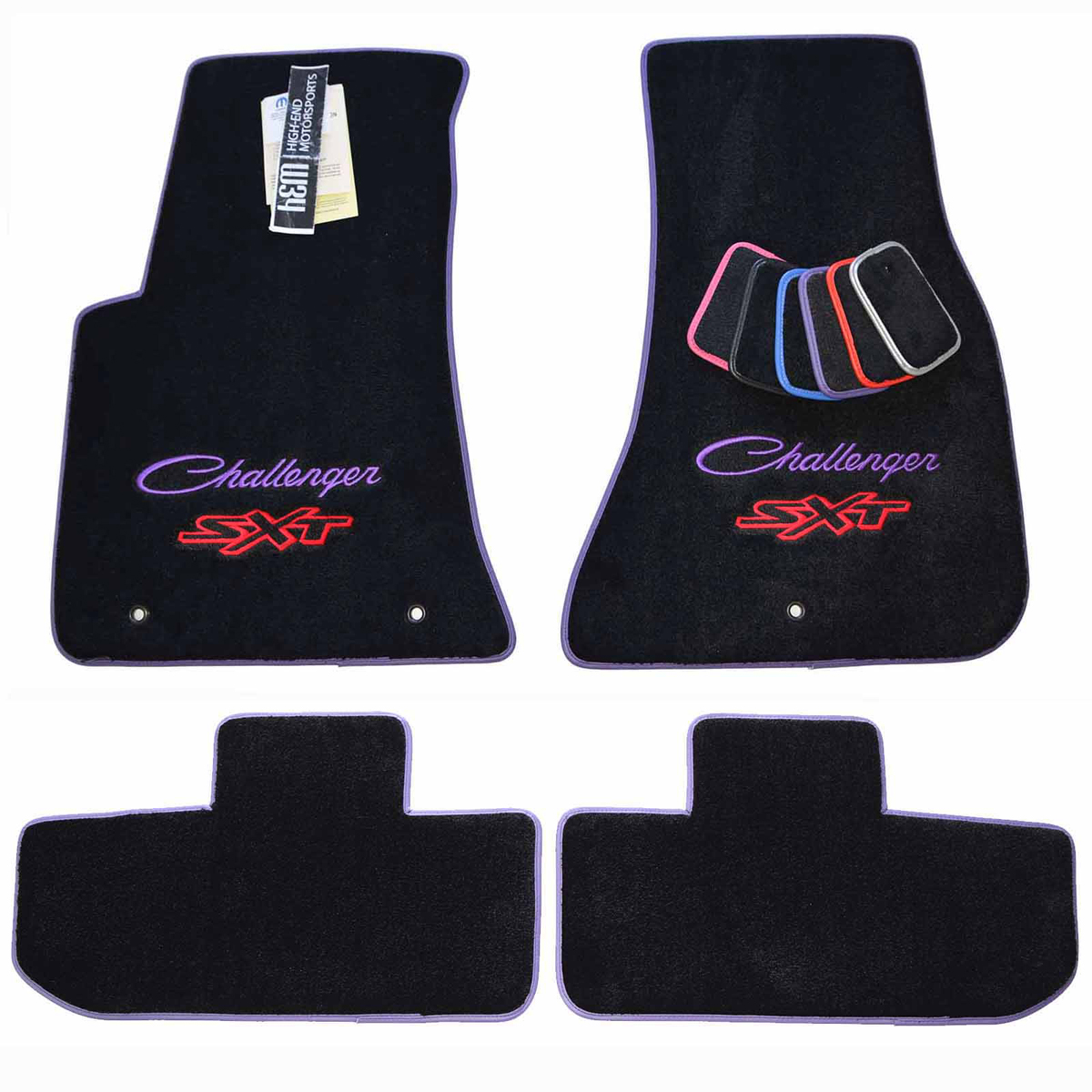 Dodge Challenger SXT Floor Mats & Trunk Mat Set Premium Upgrade