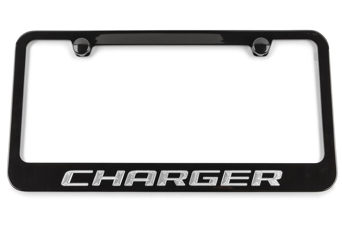 Dodge Charger Engraved License Plate Frame