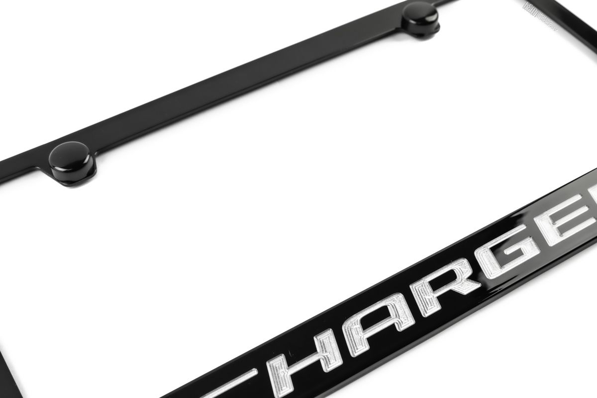 Dodge Charger Engraved License Plate Frame