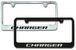 Dodge Charger Engraved License Plate Frame - Custom Colors