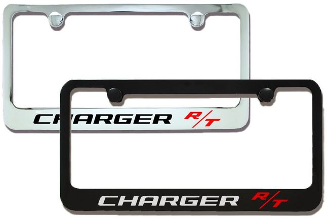 Dodge Charger R/T Engraved License Plate Frame